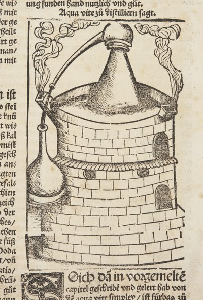 Il libro della distillazione da Hieronymus Brunschwig