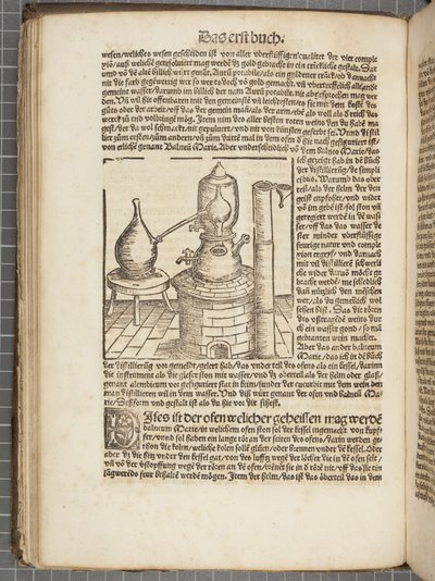Il libro della distillazione da Hieronymus Brunschwig