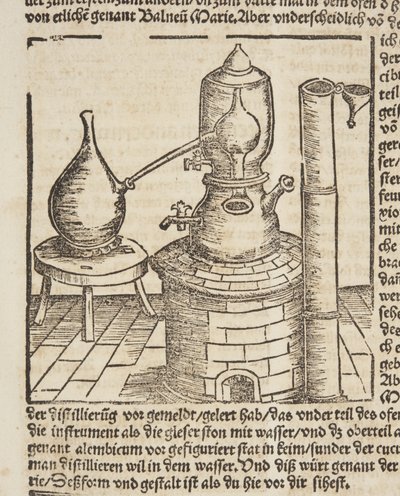 Il libro della distillazione da Hieronymus Brunschwig
