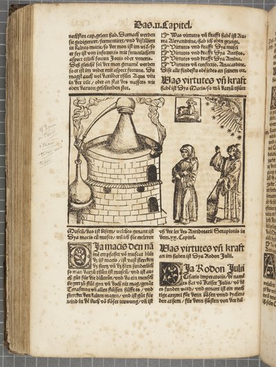 Il libro della distillazione da Hieronymus Brunschwig