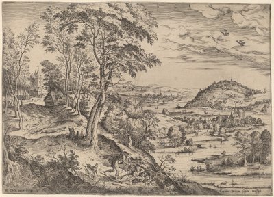 Cefalo e Procri da Hieronymus Cock