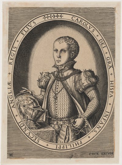 Don Carlos, Principe delle Asturie da Hieronymus Cock