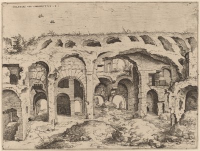 Quarta vista del Colosseo da Hieronymus Cock