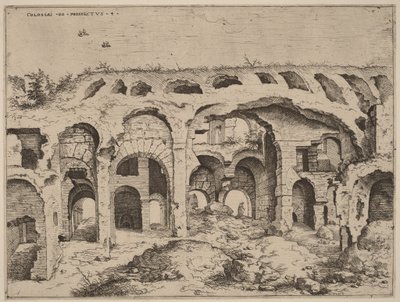 Quarta veduta del Colosseo da Hieronymus Cock