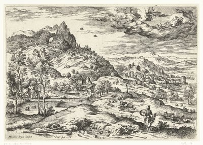Mercurio con la testa di Argo da Hieronymus Cock