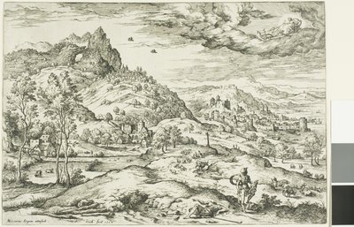 Mercurio con la testa di Argo da Hieronymus Cock