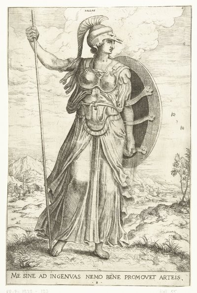 Minerva da Hieronymus Cock