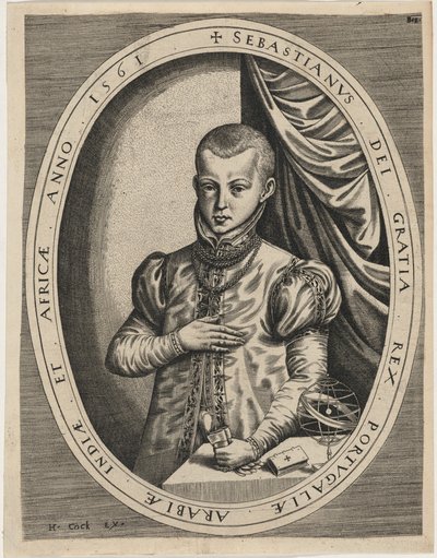 Sebastiano, re del Portogallo da Hieronymus Cock