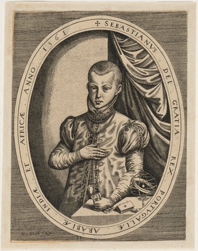 Sebastiano, re del Portogallo da Hieronymus Cock