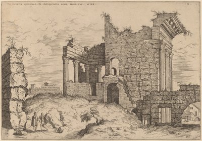 Seconda vista del Foro di Nerva da Hieronymus Cock