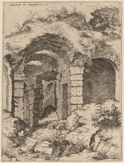Sesta vista del Colosseo da Hieronymus Cock