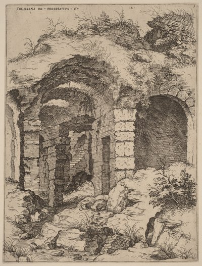 Sesta veduta del Colosseo da Hieronymus Cock