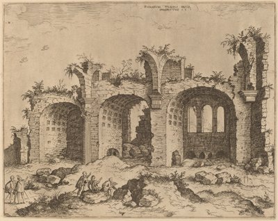 La Basilica di Costantino da Hieronymus Cock