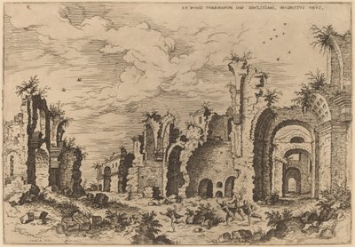 Le Terme di Diocleziano da Hieronymus Cock
