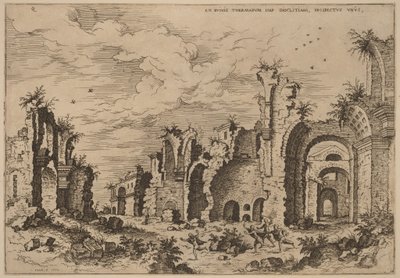 Le Terme di Diocleziano da Hieronymus Cock