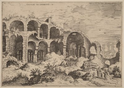 Terza veduta del Colosseo da Hieronymus Cock