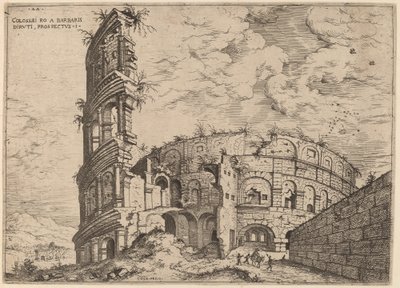 Veduta del Colosseo da Hieronymus Cock
