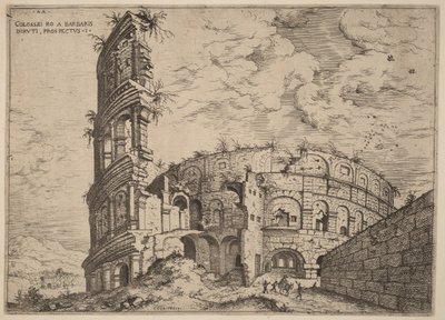Vista del Colosseo da Hieronymus Cock