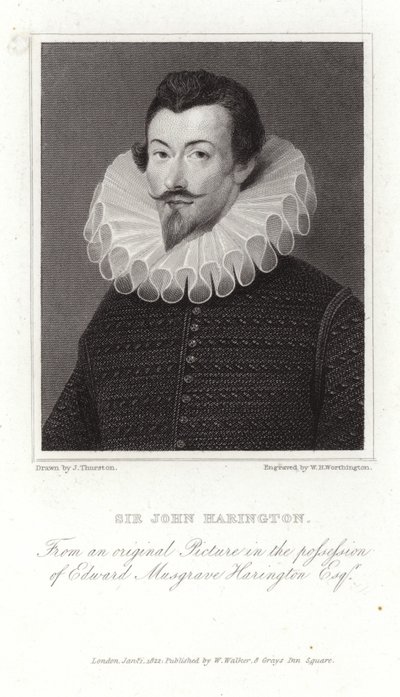 Ritratto di Sir John Harington da Hieronymus Custodis