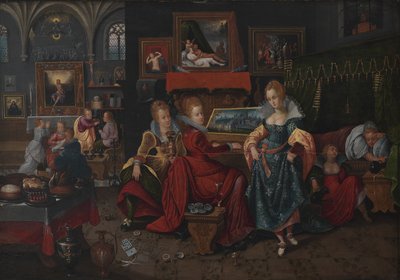 La parabola delle vergini sagge e stolte da Hieronymus Francken II