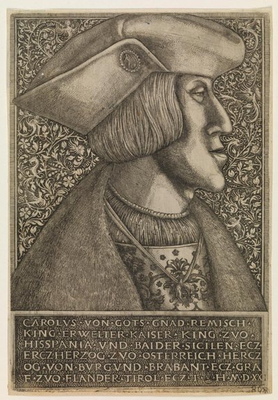 Carlo V, Imperatore del Sacro Romano Impero da Hieronymus Hopfer
