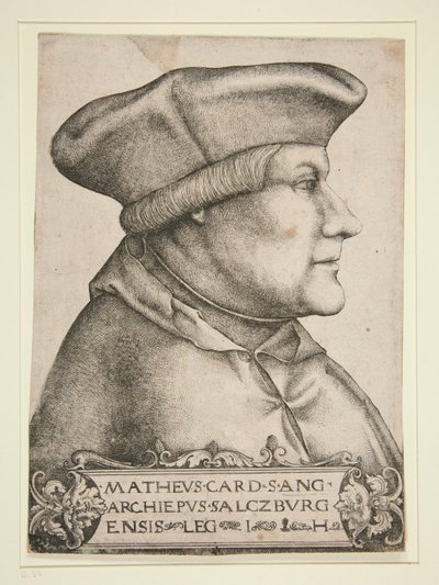 Matthäus Lang, Cardinale-Arcivescovo di Salisburgo da Hieronymus Hopfer