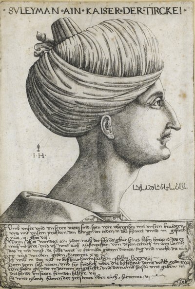 Sultano Solimano I il Magnifico, ca 1530 da Hieronymus Hopfer