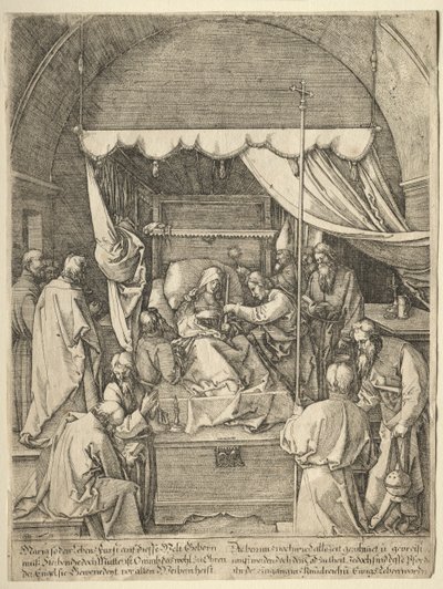 La morte della Vergine da Hieronymus Hopfer