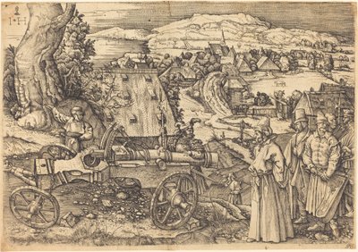 Il grande cannone da Hieronymus Hopfer after Albrecht Dürer