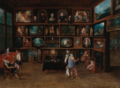 Conoscitori in una galleria da Hieronymus II . Francken
