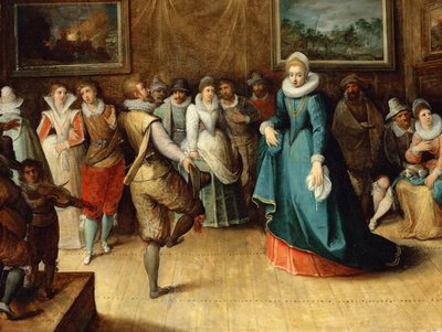 Società di danza (ca 1610) da Hieronymus II Francken