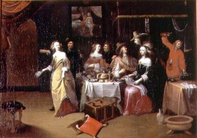La riunione galante da Hieronymus Janssens