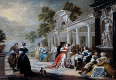 Il gioco della mano calda da Hieronymus Janssens
