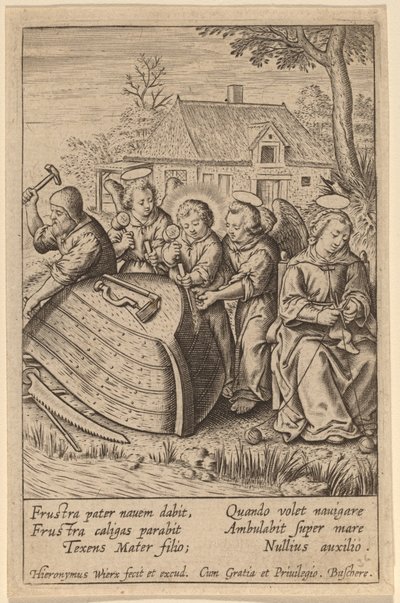 Frustra pater nauem dabit da Hieronymus Wierix