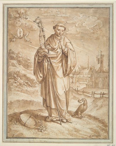 San Benedetto da Hieronymus Wierix