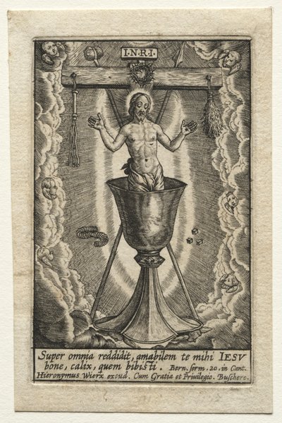 Super omnia reddidit, amabilem da Hieronymus or Jerome Wierix
