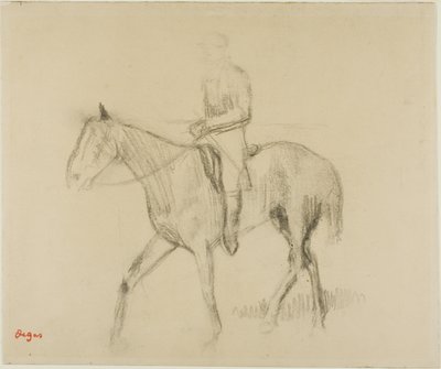 Cavallo e cavaliere da Hilaire Germain Edgar Degas