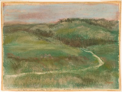 Paesaggio da Hilaire Germain Edgar Degas