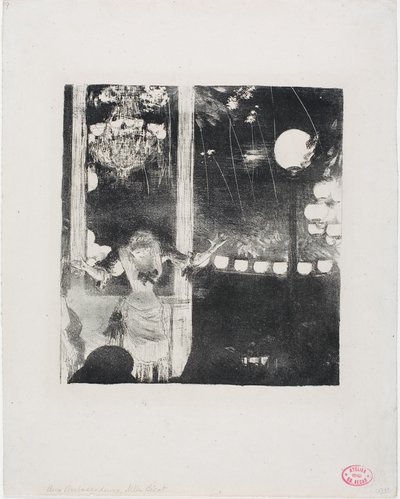 Mlle Bécat al Café des Ambassadeurs da Hilaire Germain Edgar Degas