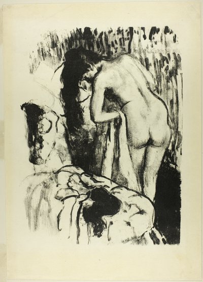 Donna nuda in piedi che si asciuga da Hilaire Germain Edgar Degas