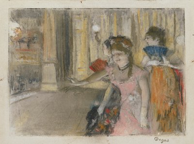Cantanti sul palco da Hilaire Germain Edgar Degas