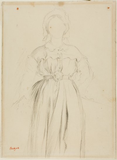 Studio per il ritratto di Marguérite de Gas da Hilaire Germain Edgar Degas