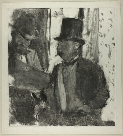 I due intenditori da Hilaire Germain Edgar Degas