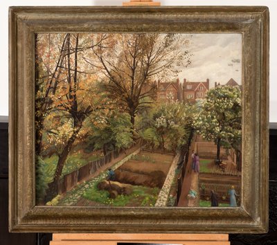 Giardino di guerra, Finchley Road, Hampstead da Hilda Carline