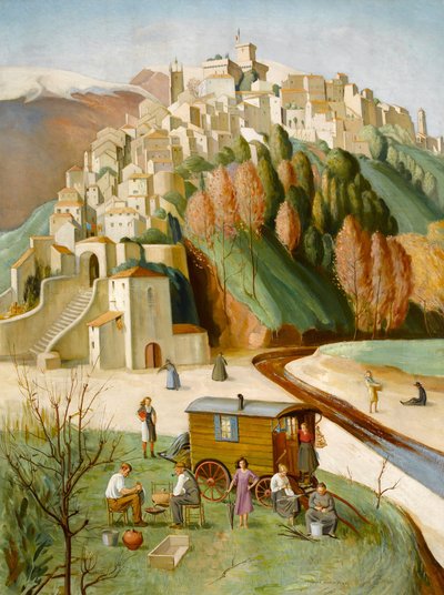 Cagnes Sur Mer, la Riviera Francese da Hilda Mary Harvey
