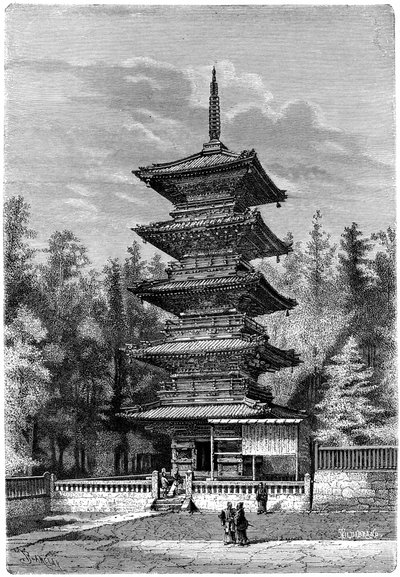 Tempio buddista, Nikko, Giappone da Hildibrand