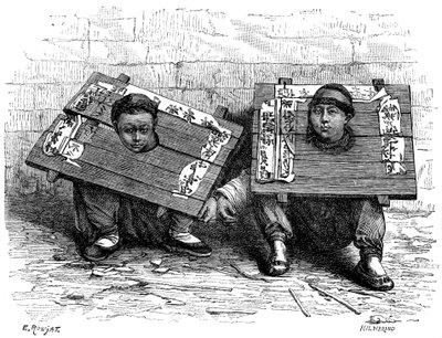 La gogna in Giappone prima della rivoluzione, 1895 da Hildibrand
