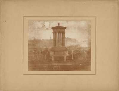 [Calton Hill, il monumento a Dugald Stewart] da Hill and Adamson