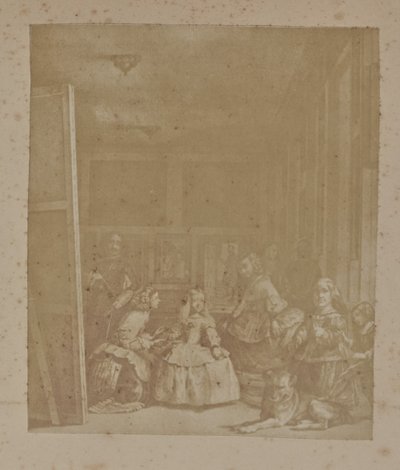 [Incisione di "Las Meninas" di Velazquez]. da Hill and Adamson