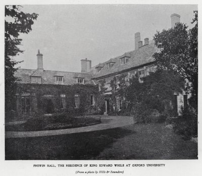 Frewin Hall, residenza di Re Edoardo VII mentre studiava all